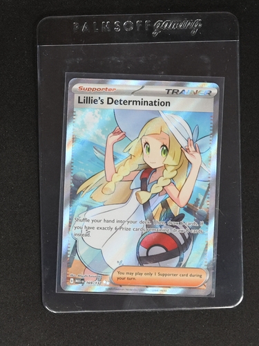 2020 Pokémon TCG Mega Evolution #169 Lillie's Determination — front