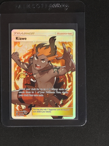 2017 Pokémon SM Burning Shadows #144 Kiawe — front
