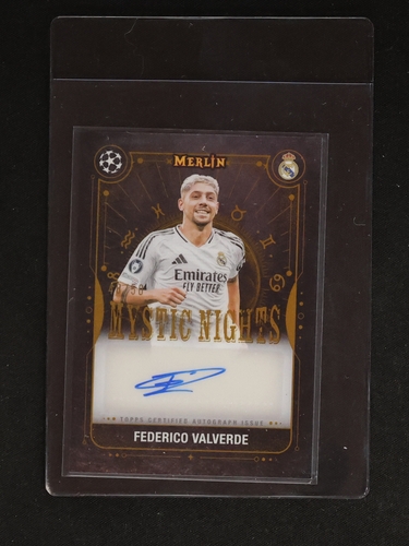 2024-25 Topps Merlin #MN-19 Federico Valverde Mystic Nights — front