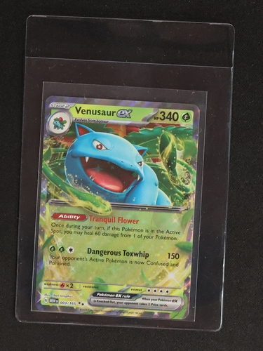2024 Pokémon TCG Scarlet & Violet 151 #003 Venusaur ex — front