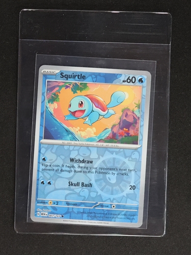 2023 Pokémon Scarlet & Violet 151 #7 Squirtle — front