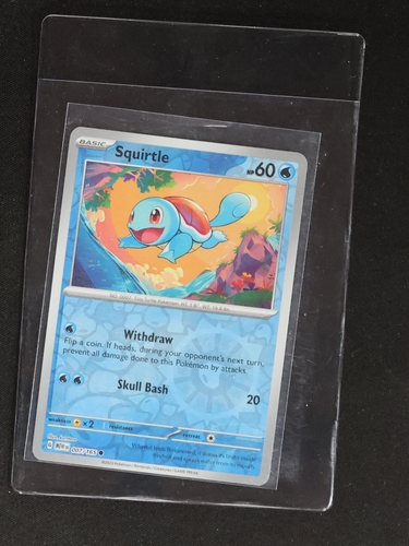 2023 Pokémon Scarlet & Violet 151 #007 Squirtle — front