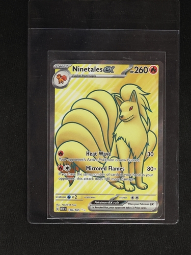 2022 Pokémon Scarlet & Violet 151 #186 Ninetales EX — front