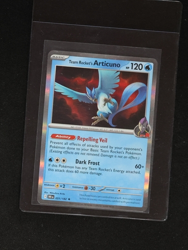 2025 Pokémon SV10: Destined Rivals #051 Team Rocket's Articuno — front
