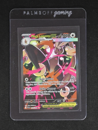 2025 Pokémon TCG Phantasmal Flames #128/094 Mega Lopunny EX — front