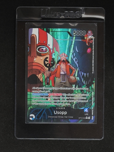 2025 One Piece OP10-042 Usopp Royal Blood Alternate Art Leader — front
