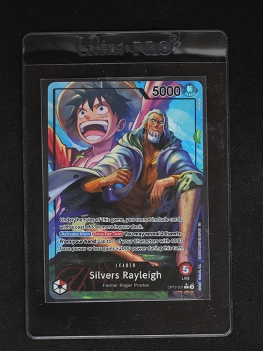 One Piece TCG OP12-001 Silvers Rayleigh — front