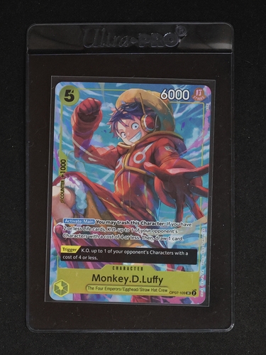 Monkey.D.Luffy OP07-109 The Four Emperors/Egghead/Straw Hat Crew — front