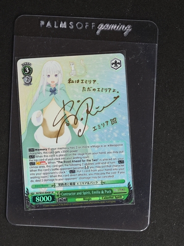 Weiss Schwarz Re: ZERO RZ/SE35-04SP SP Emilia & Pack — front