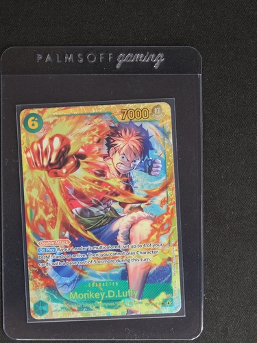One Piece TCG 2023 OP13-118 Monkey D. Luffy Carrying On His Will Secret Rare — front