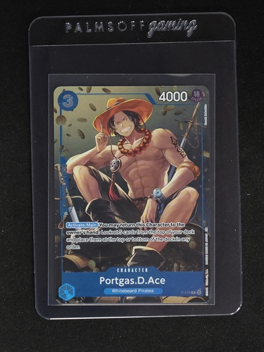 One Piece TCG Portgas D. Ace P-074 — front