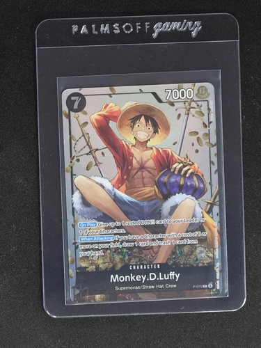 One Piece Card Game P-075 Monkey.D.Luffy — front
