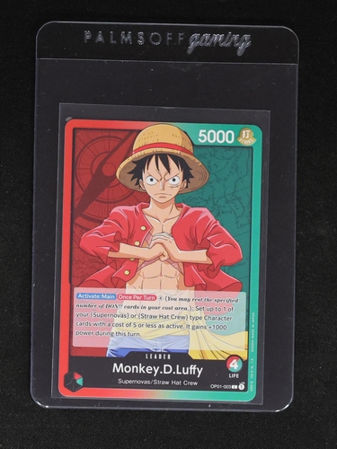 One Piece Card Game OP01-003 Monkey D. Luffy Leader — front