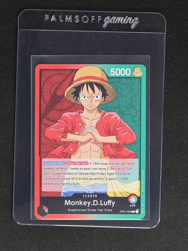 One Piece Card Game OP01-003 Monkey.D.Luffy Leader — front