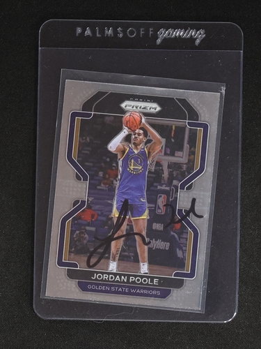 2021-22 Panini Prizm #222 Jordan Poole — front