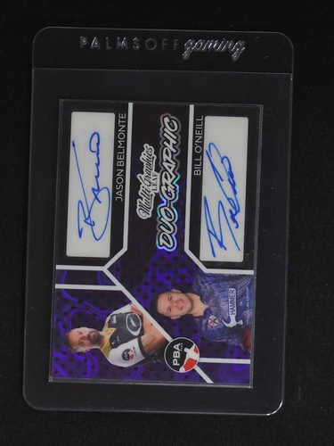 2025 Leaf PBA Eclectic Duo-Graphic Jason Belmonte/Bill O'Neill AUTO — front