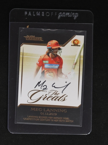 2019 Cricket Traders The Greats Meg Lanning — front