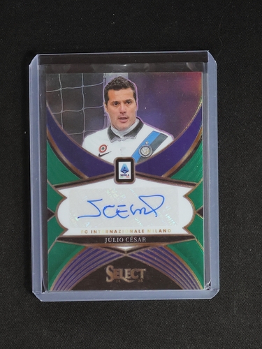 2024-25 Panini Select Serie A #SE-JC Julio Cesar Silver Prizm Auto Inter Milan — front