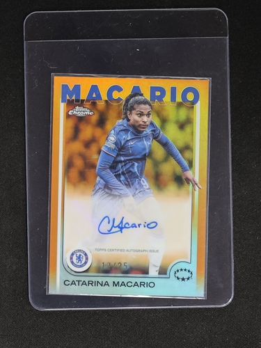 2024-25 Topps Chrome UEFA Women #12 Catarina Macario — front