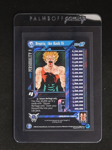 2004 Score #267 Vegeta, the Rash SS — front