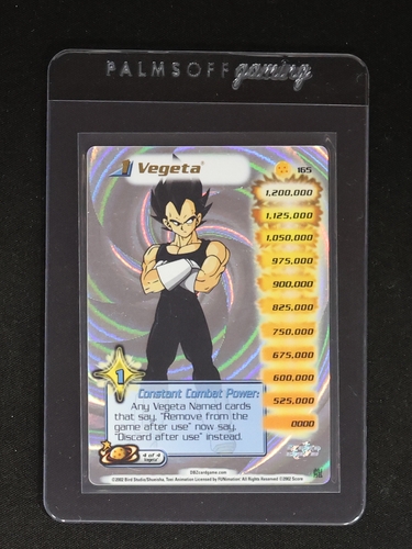2002 Score Dragon Ball Z #165 Vegeta — front