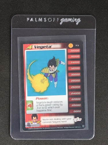 2000 Score Dragon Ball Z #P3 Vegeta — front