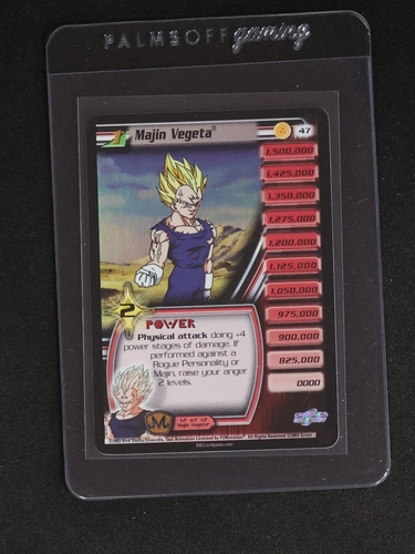 2003 Score Dragon Ball Z #47 Majin Vegeta — front