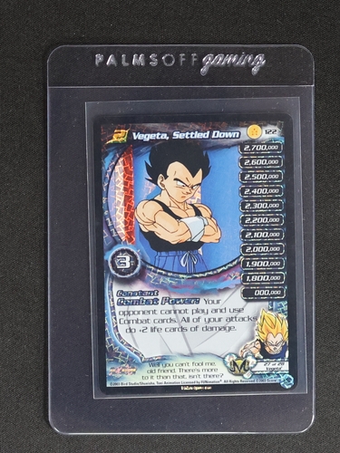 2003 Dragon Ball Z CCG #122 Vegeta, Settled Down — front