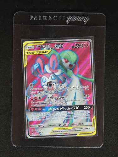2019 Pokémon SM Unbroken Bonds #130 Gardevoir & Sylveon GX — front