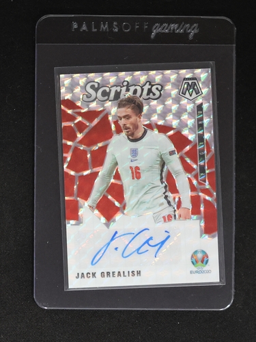 2020 Panini Mosaic UEFA Euro Scripts #SM-JG Jack Grealish — front