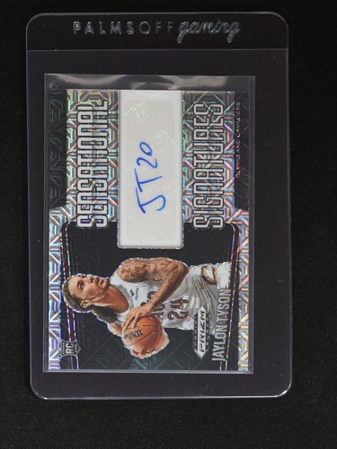 2024 Panini Prizm Black Sensational Signatures Mojo #SS-JJO Javion Johnson — front