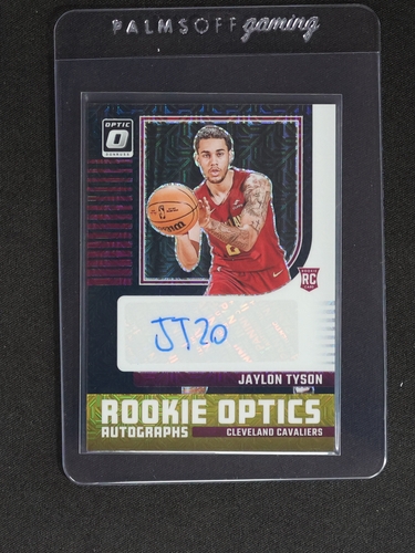 2024 Panini Donruss Optic #253 Jaylon Tyson Rookie Optic Autograph — front