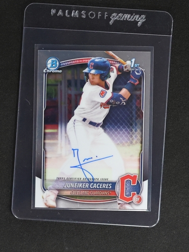 2025 Bowman Chrome #CPA-JUC Juneiker Caceres — front