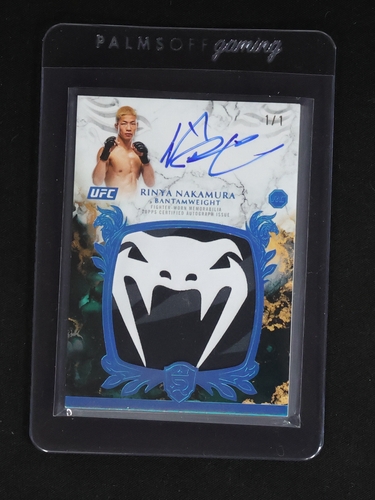 2025 Topps Royalty UFC #1/1 Rinya Nakamura Rookie Auto — front