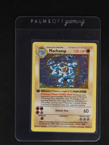 1999 Pokémon #8 Machamp — front