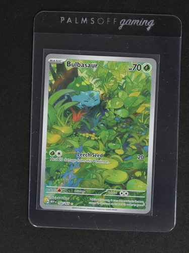 2023 Pokémon Scarlet & Violet 151 #166 Bulbasaur Illustration Rare — front