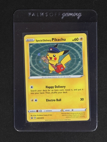 2020 Pokémon Center Special Delivery Pikachu SWSH074 — front