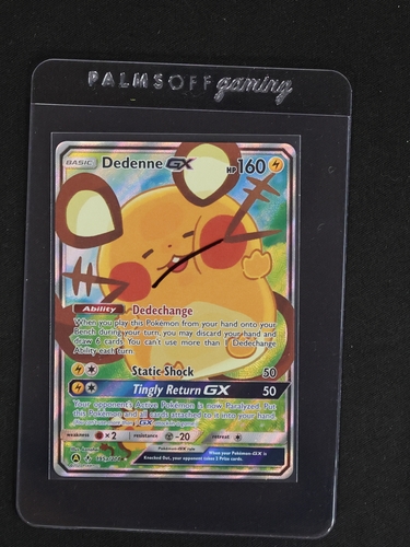 2019 Pokémon TCG Unbroken Bonds #195a Dedenne GX — front