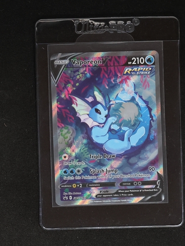 2021 Pokémon Sword & Shield Promo #181 Vaporeon V — front