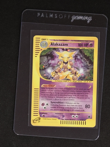 2002 Pokémon Expedition #33 Alakazam — front