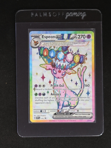 2023 Pokémon Scarlet & Violet SVP #175 Espeon ex — front