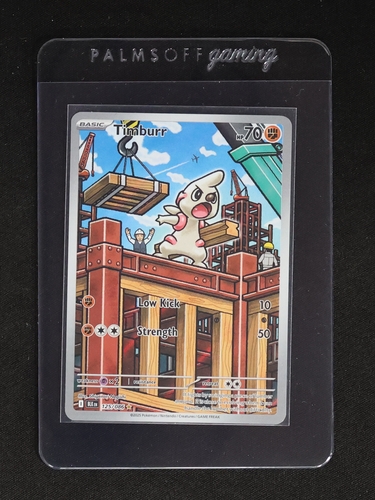 2025 Pokémon SV Black Bolt #125/086 Timburr — front