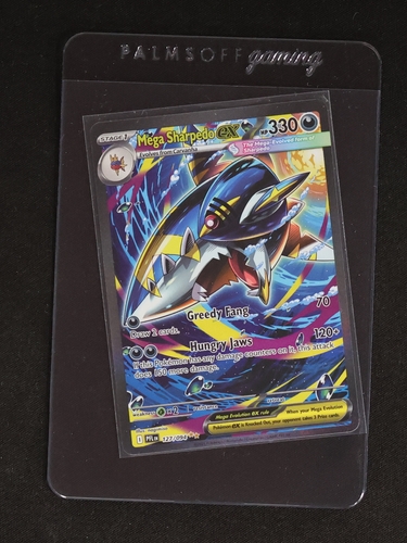 2022 Pokémon TCG ME02: Phantasmal Flames #127 Mega Sharpedo EX — front