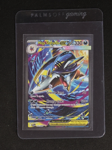 2022 Pokémon ME02: Phantasmal Flames #127 Mega Sharpedo EX — front