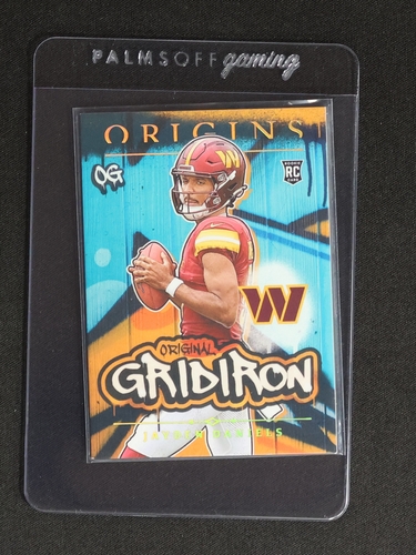2024 Panini Origins #7 Jayden Daniels Original Gridiron Rookie Card — front