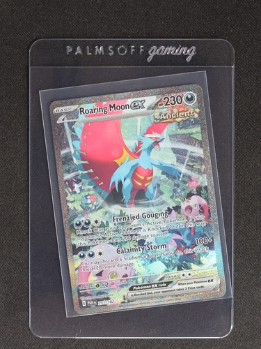2022 Pokémon TCG SV04: Paradox Rift #251 Roaring Moon ex — front