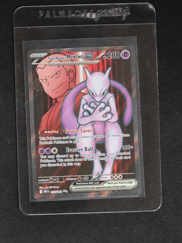 2025 Pokémon TCG #213 Team Rocket's Mewtwo EX — front