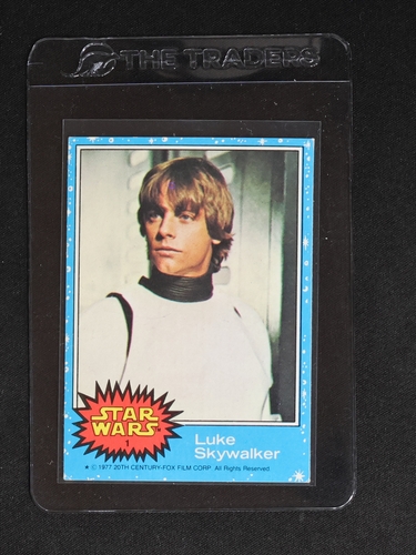 1977 Topps Star Wars #1 Luke Skywalker — front