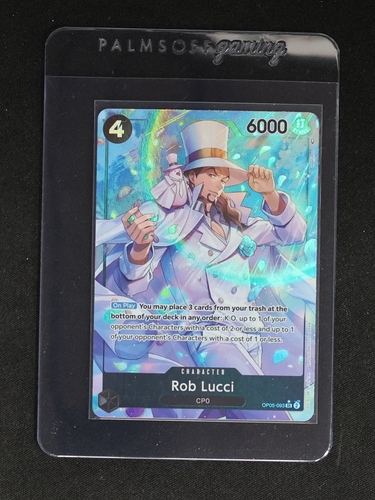 One Piece Card Game OP05-093 Rob Lucci Awakening of the New Era Alternate Art — front