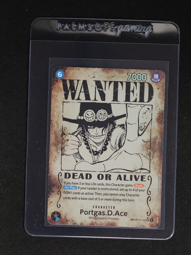 2025 One Piece TCG OP13-119 Portgas D. Ace Wanted Poster — front